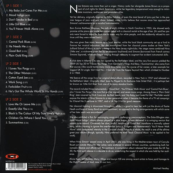 Nina Simone — My Baby Just Cares For Me
