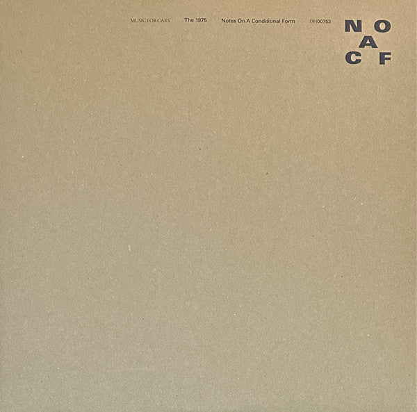 The 1975 — Notes On A Conditional Form