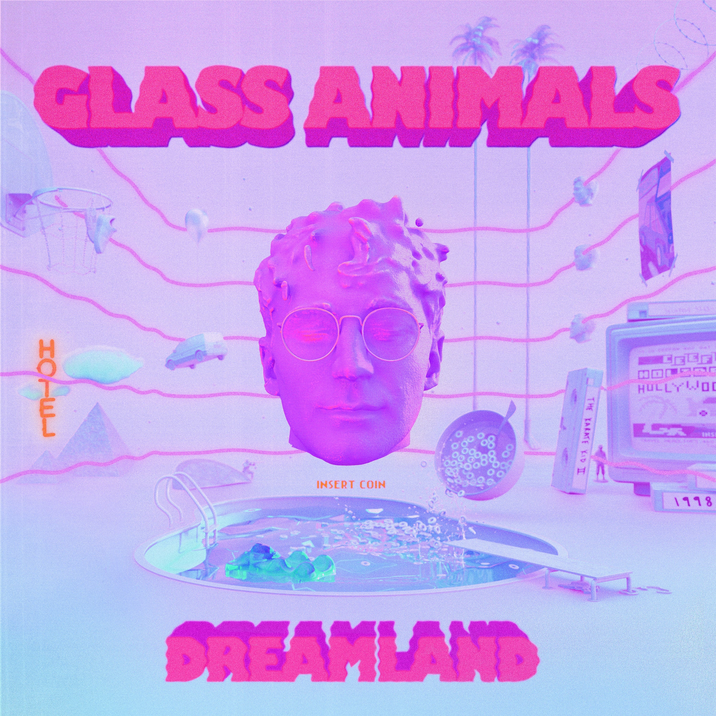 Glass Animals - Dreamland: 'Exclusive Pink Edge Glow Colour'